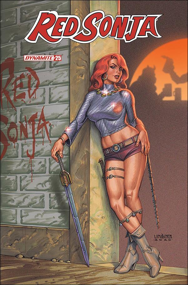 Red Sonja (2019) issue 25-B Joseph Michael Linsner Cover