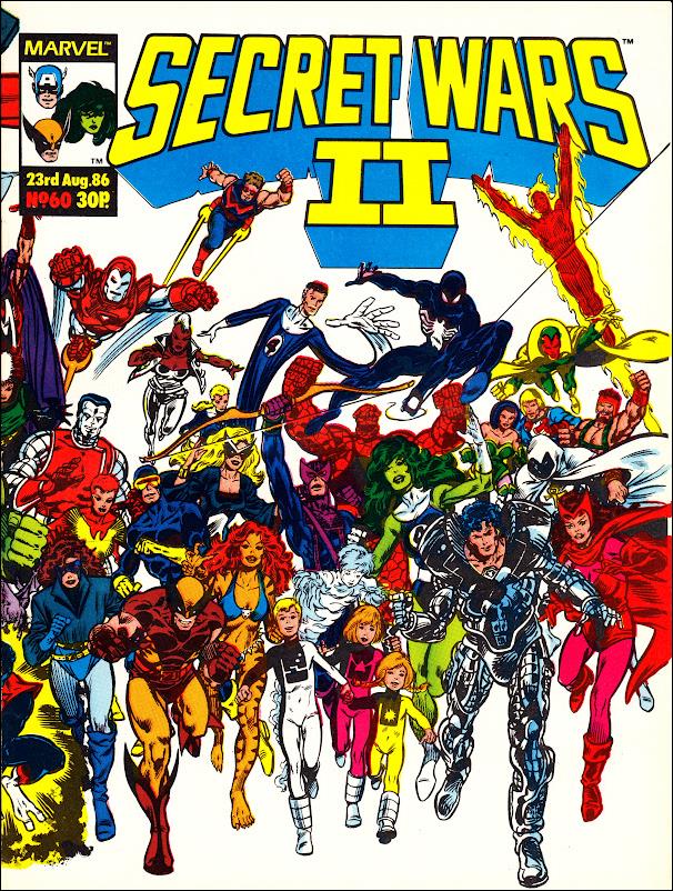 Secret Wars II (UK) issue 60 Wraparound Cover