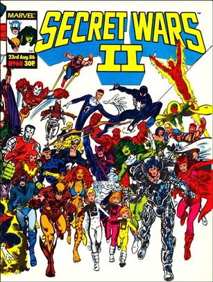 Secret Wars II (UK) issue 60 Wraparound Cover