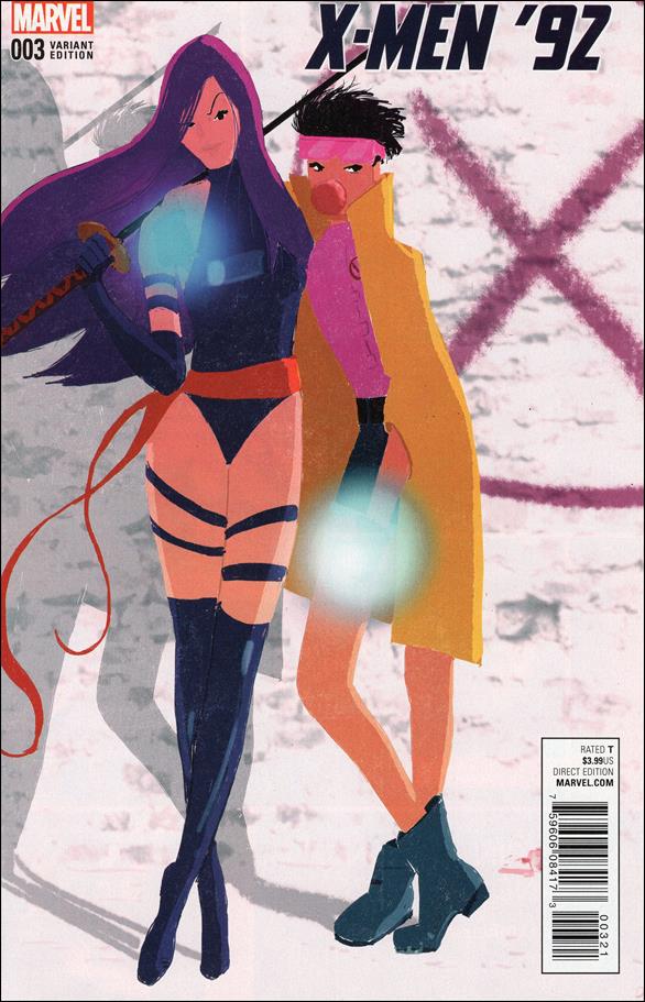 X-Men '92 (2016) issue 3-B Pascal Campion 1:25 Cover