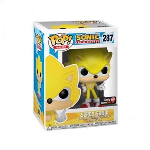 POP! Games figure 287 Super Sonic (Gamestop Exclusive)