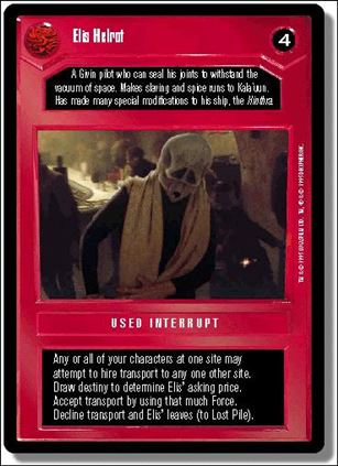 Star Wars: Premiere Limited (Base Set) card 108 Elis Helrot