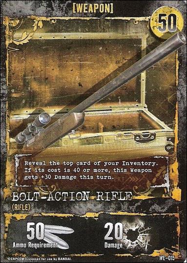 Resident Evil (Base Set) card WE-015 Bolt-Action Rifle (Rifle)