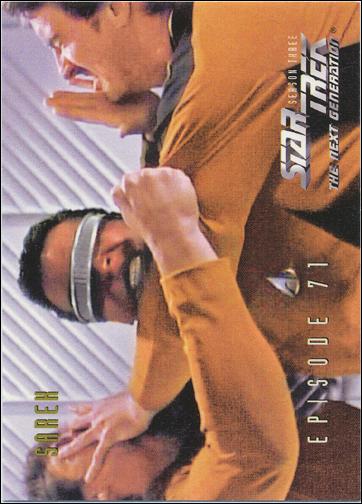 Star Trek: The Next Generation - The Episode Collection Season Three (Base Set) card 299 Sarek, Episode 71B