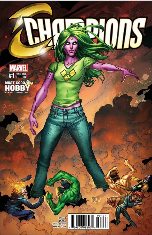 Champions (2016) issue 1-VM Nei Ruffino Most Good Hobby Cover 1/3000