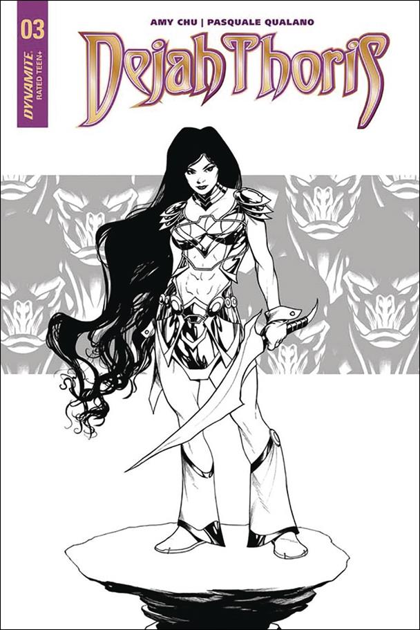 Dejah Thoris (2018) issue 3-D Mike McKone 1:10 Black and White Cover