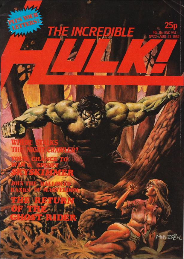 Incredible Hulk (UK) issue 22 Wraparound Cover