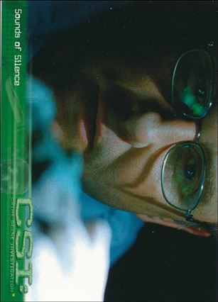 CSI: Crime Scene Investigation - Series One (Base Set) card 20 Sounds of Silence