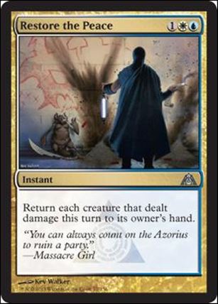 Magic the Gathering: Dragon's Maze (Base Set) card 97 Restore the Peace