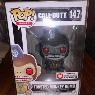 POP! Games figure 147-C Toasted Monkey Bomb (GameStop Exclusive)