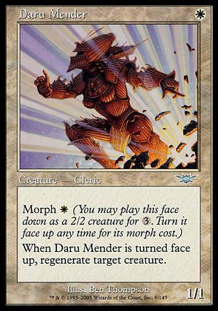 Magic the Gathering: Legions (Base Set) card 8 Daru Mender