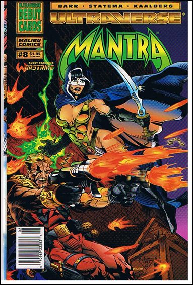 Mantra (1993) issue 8-B Newsstand Edition / War Cover