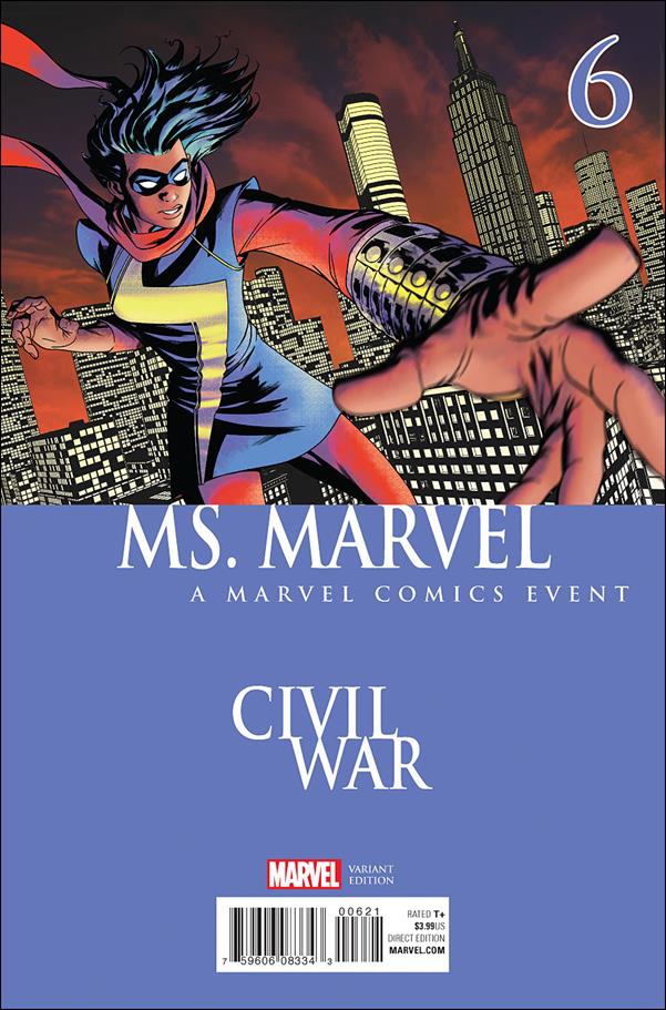 Ms. Marvel (2016) issue 6-B Mike McKone Civil War Cover