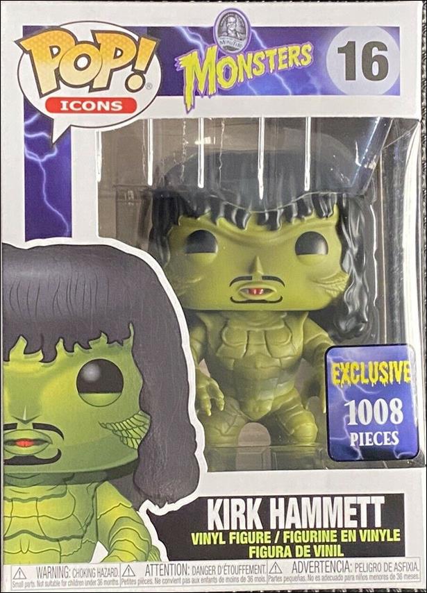 POP! Icons figure 16 Kirk Hammett Creature From the Black Lagoon 1/1008