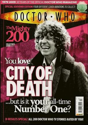 Doctor Who Magazine issue 413 Tom Baker Cover