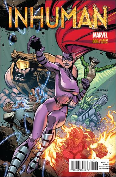 Inhuman issue 5-B Ryan Ottley Cover