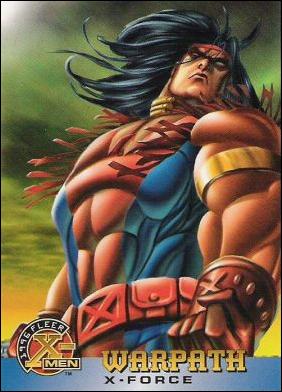1996 Fleer X-Men Wal-Mart (Base Set) card 24 Warpath