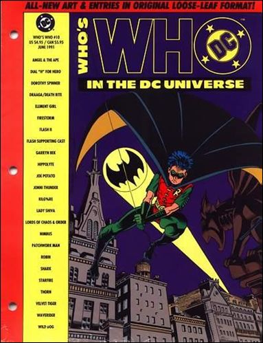 Who's Who In the DC Universe issue 10 Looseleaf Binder Format