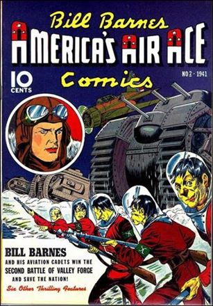 Bill Barnes America's Air Ace Comics Cover Image 1