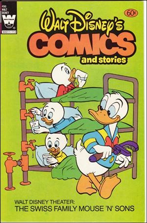 Walt Disney's Comics and Stories (1940) issue 496-B Whitman Cover (White Logo)