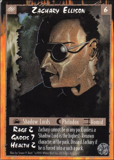 Rage Limited (Base Set) card 308 Zachary Ellison 