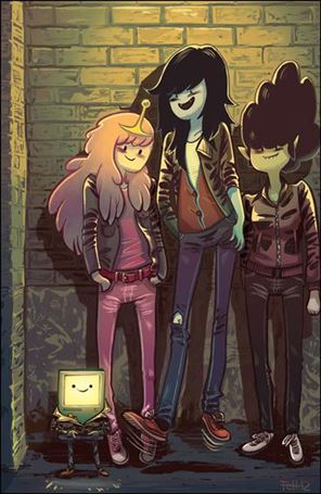 Adventure Time: Marceline and the Scream Queens issue 4-D Faith Erin Hicks 1:20 Virgin Cover
