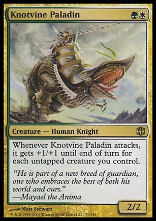 Magic The Gathering: Alara Reborn (Base Set) card 71 Knotvine Paladin