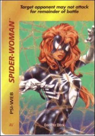 Marvel OverPower (Base Set) card nn201 Spider-Woman: Psi-Web