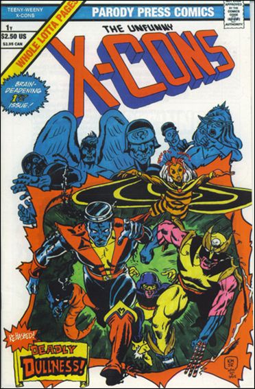 Unfunny X-Cons issue 1-B Giant-Size X-Men #1 Parody Cover