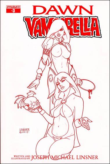 Dawn/Vampirella issue 3-C 1:25 Red Cover