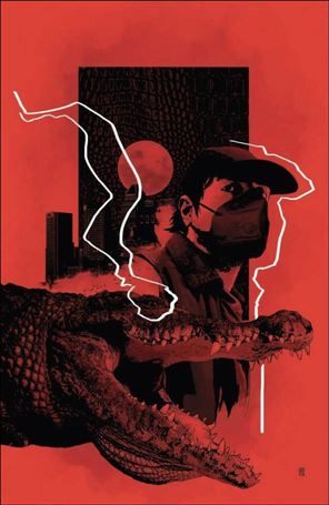 Crocodile Black (2024) issue 5-B Andrea Sorrentino Monochrome Virgin 1:10 Cover