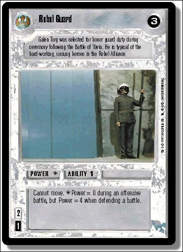 Star Wars: Premiere Limited (Base Set) card 192 Rebel Guard