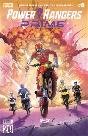 Power Rangers Prime issue 8-B Colm Griffin Cover