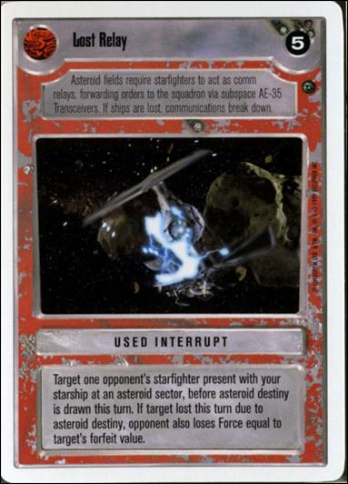 Star Wars: Dagobah Revised (Base Set) card 151 Lost Relay