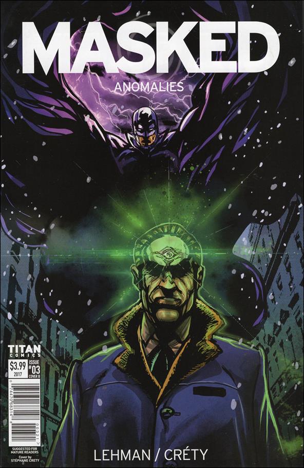 Masked: Anomalies issue 3-B Stephane Crety Cover