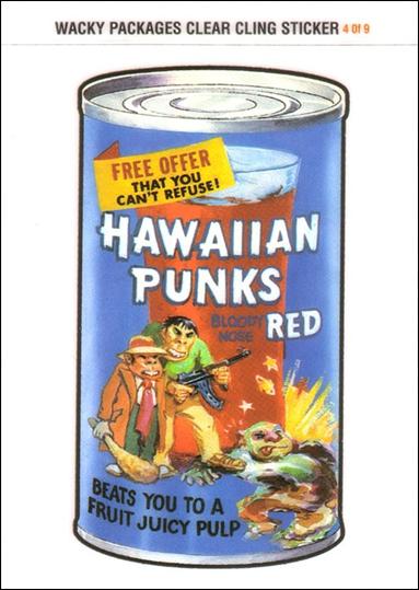 Wacky Packages All-New: Series 2 (Cling Subset)  card 4 Hawaiian Punks