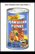 Wacky Packages All-New: Series 2 (Cling Subset)  card 4 Hawaiian Punks