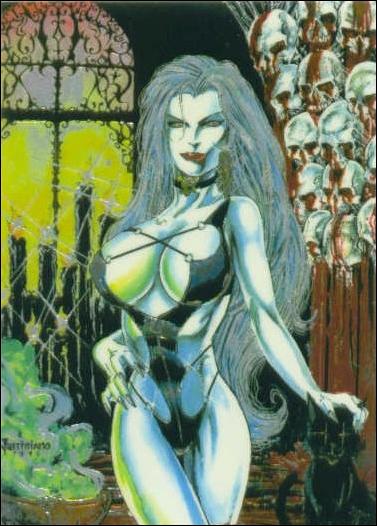 Lady Death All Chromium (Base Set) card 64 Satisfaction