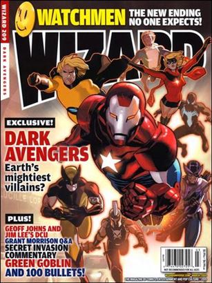 Wizard: The Magazine of Comics, Entertainment and Pop Culture issue 209-C Daniel Acuna Dark Avengers Cover