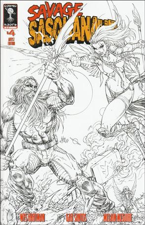 Savage Sasquanaut issue 4-E V Ken Marion Artist Edition Cover