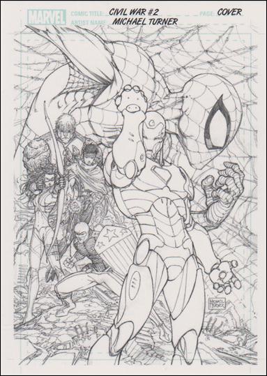 Marvel Universe 2011 (Artist Draft Subset) card AD2 Civil War #2