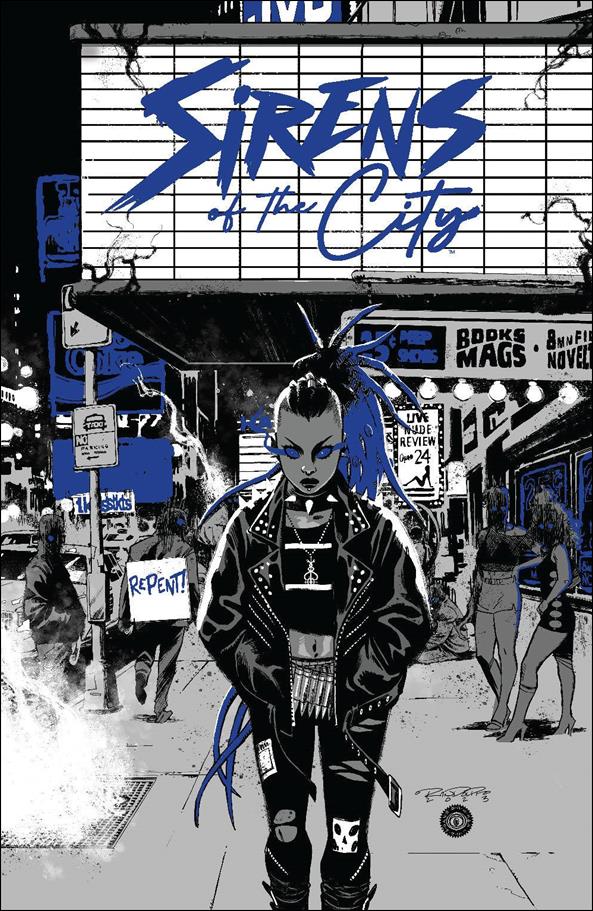 Sirens of the City issue 1-F Khary Randolph 1:50 Blue Foil Cover