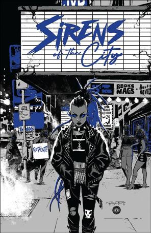 Sirens of the City issue 1-F Khary Randolph 1:50 Blue Foil Cover