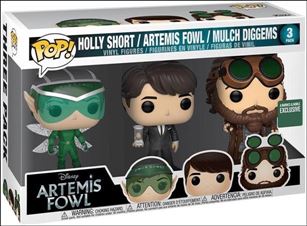 POP! Disney Multi-Packs figure nn32 Holly Short / Artemis Foul / Mulch Diggems B&N