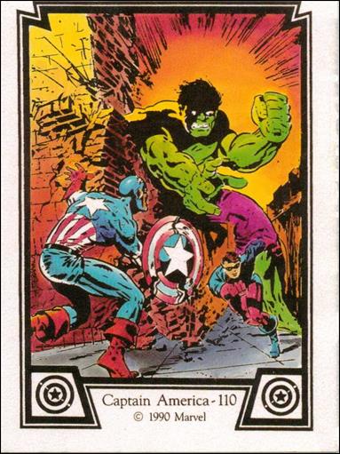 Captain America (Base Set) card 16 Captain America 110