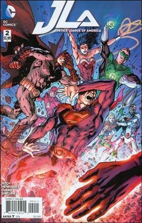 Justice League of America (2015) issue 2 Bryan Hitch Cover