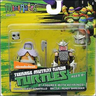 Teenage Mutant Ninja Turtles Minimates (2-Packs) figure 11 Vision Quest Donatello and Battle-Ready Shredder