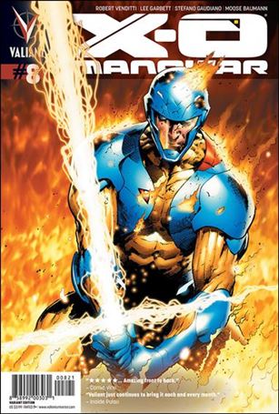 X-O Manowar (2012)  issue 8-B Trevor Hairsine 1:20 Cover