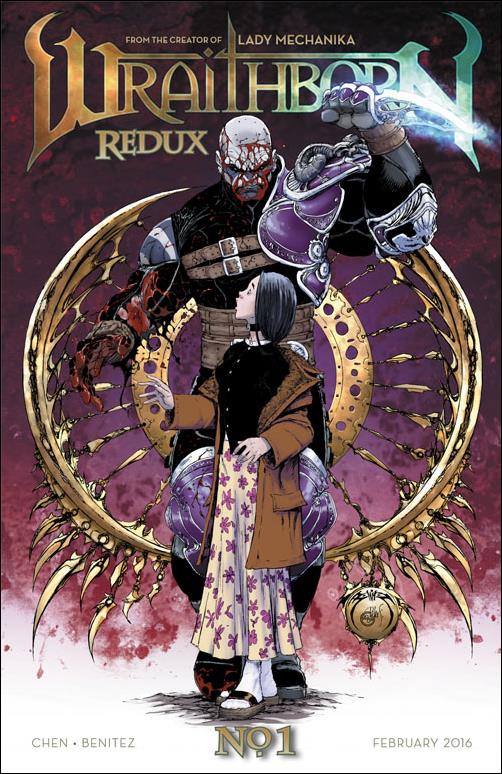 Wraithborn Redux issue 1-B "Melanie & Aegeus" Cover 