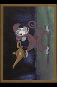 Aladdin (Base Set) card 40 A lamp in hand...